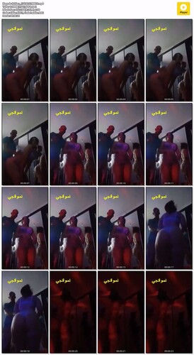 عاهرة جزائرية برفقة زبونها وهي تسخنه بطيزها الكبير